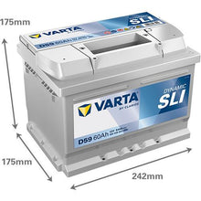 Аккумулятор Varta BD D59, 60 Ач, 540 А, 12 В