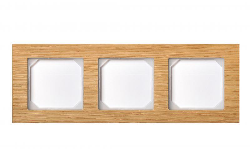 Triple frame LIREGUS EPSILON, natural oak