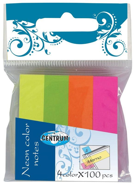 Sticky notes Centrum, 1.2 x 5 cm, 400 pcs.