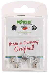 Laidų jungė Wago 2273-202/5, 2 x 0,5-2,5 mm², 450 V, 5 vnt.