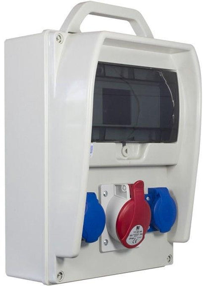Modular distribution board R-BOX B.18.300-2-S, 9 modules, 16A IP44