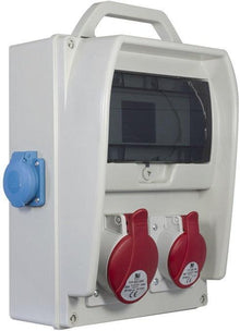 Modułowa rozdzielnica R-BOX B.18.300-7-S, 9 mod., 16/32A IP44