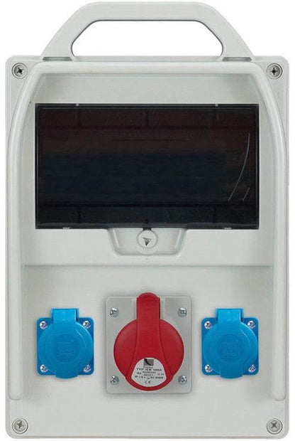 Modular distribution board R-BOX B.18.300-2-S, 9 modules, 16A IP44