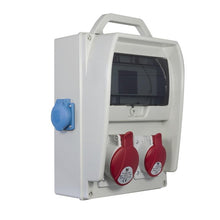 Modułowa rozdzielnica R-BOX B.18.300-7-S, 9 mod., 16/32A IP44