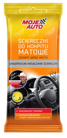 Chusteczki do kokpitu Moje Auto, 24 szt.