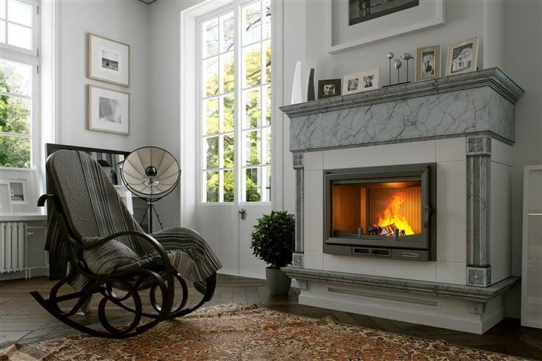 Fireplace insert NORDFLAM REMUS, 16 kW