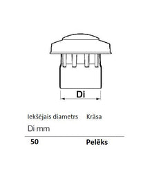 Ventiliacinis stogelis Wavin, Ø 50 mm