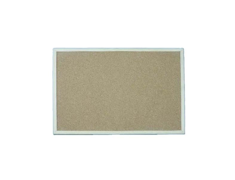 Cork board with a wooden frame