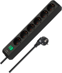 Przedłużacz domowy BRENNENSTUHL ECO-LINE, 6 gniazd, 1,5 m
