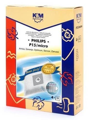 Vacuum cleaner bags K&M P15 Micro, 4 pcs