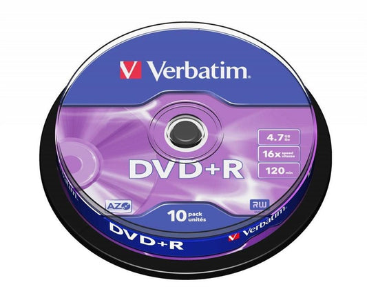 DVD+R Verbatim, 4.7 GB, 10 pcs.
