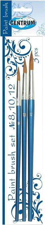 CENTRUM Brushes 80658, 3 pcs. No. 8, 10, 12