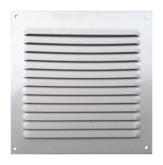 Kratka wentylacyjna aluminiowa, 150 x 150 mm, biała