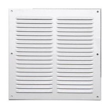 Aluminum ventilation grilles, 200 x 200 mm, white