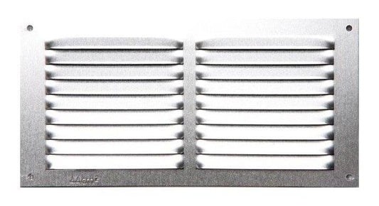 Aluminum ventilation grille, 100 x 200 mm