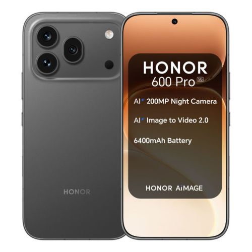 Honor 600 Pro 5G dviejų SIM 12 GB RAM 512 GB, juoda spalva