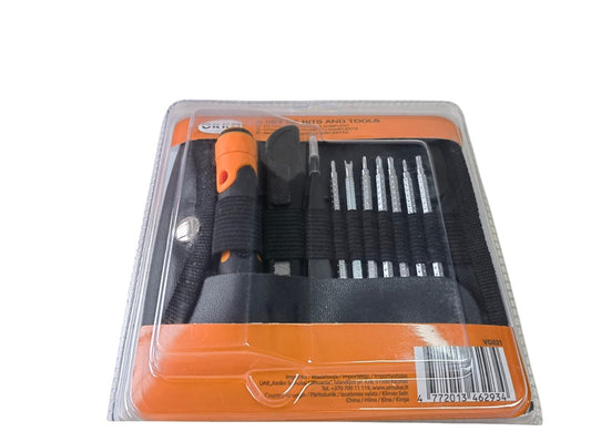 Screwdriver and bit set VG021, 14 pcs.