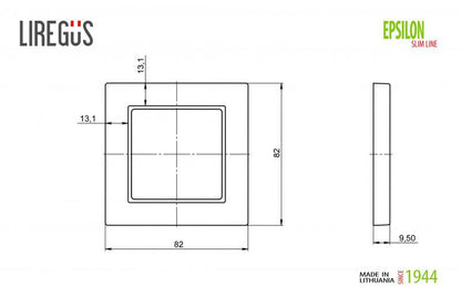 Single frame LIREGUS EPSILON, white
