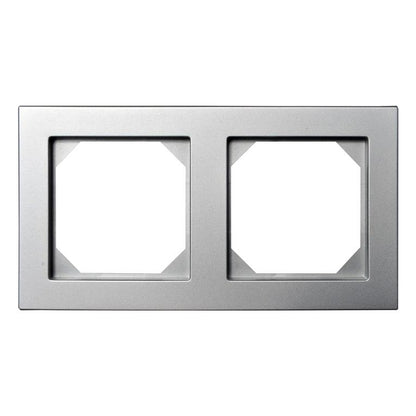 Podwójna ramka LIREGUS EPSILON, kolor metaliczny