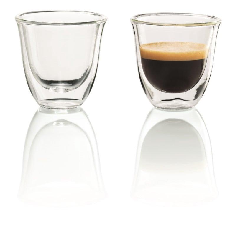 Набор стаканов с двойными стенками DeLonghi DLSC310, 0,090 л
