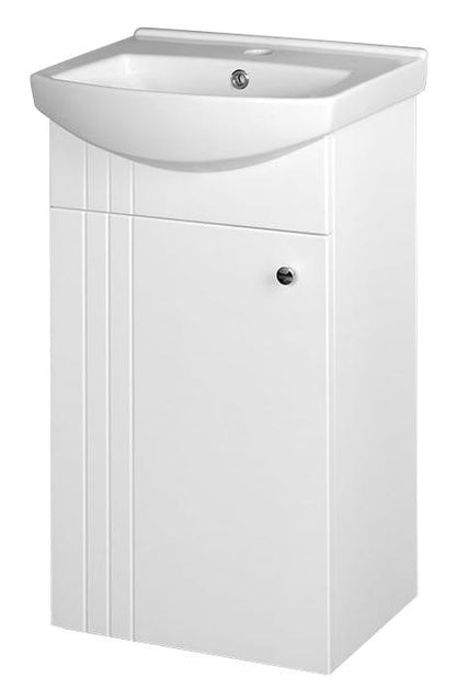 Bathroom cabinet with sink RIVA SA44, 26×40.8×70 cm, white