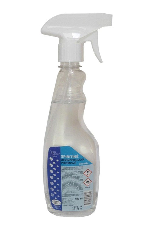 Spiritinė dezinfekcijos priemonė paviršiams su purkšt, 500ml