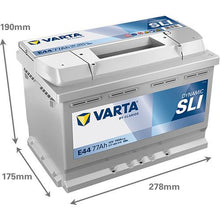 Akumulator Varta SD E44, 77 Ah, 780 A, 12 V
