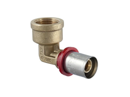 Press elbow TDM Brass Art 1670, 18 mm x ½"