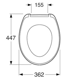 TOILET SEAT NORDIC3 8780g101