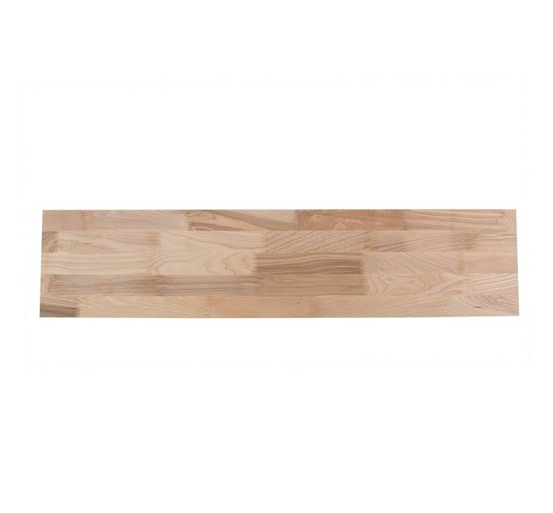 Stair riser, ash, 2 x 21.5 x 95 cm