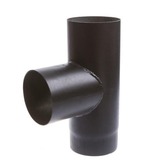 Trójnik WADEX, 90°, D 130 mm, czarny