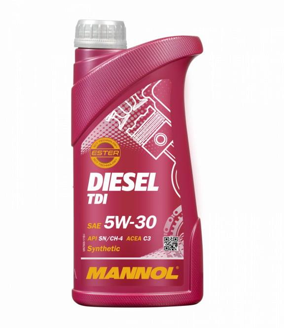 Car engine oil Mannol Diesel TDI, 5W-30, 1 l