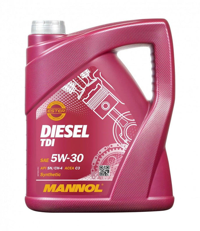 Engine oil Mannol Diesel TDI, 5W-30, 5 l