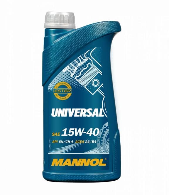 Car engine oil Mannol Universal, 15W-40, 1 l