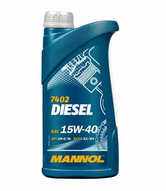 Car engine oil Mannol Diesel, 15W-40, 1 l