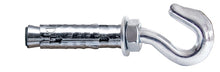 Anchor bolts with hook, 10 x 45 mm, 50 pcs.