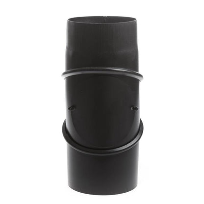Dūmtraukio alkūnė WADEX, 130 mm, 2 mm, 45 / 90°