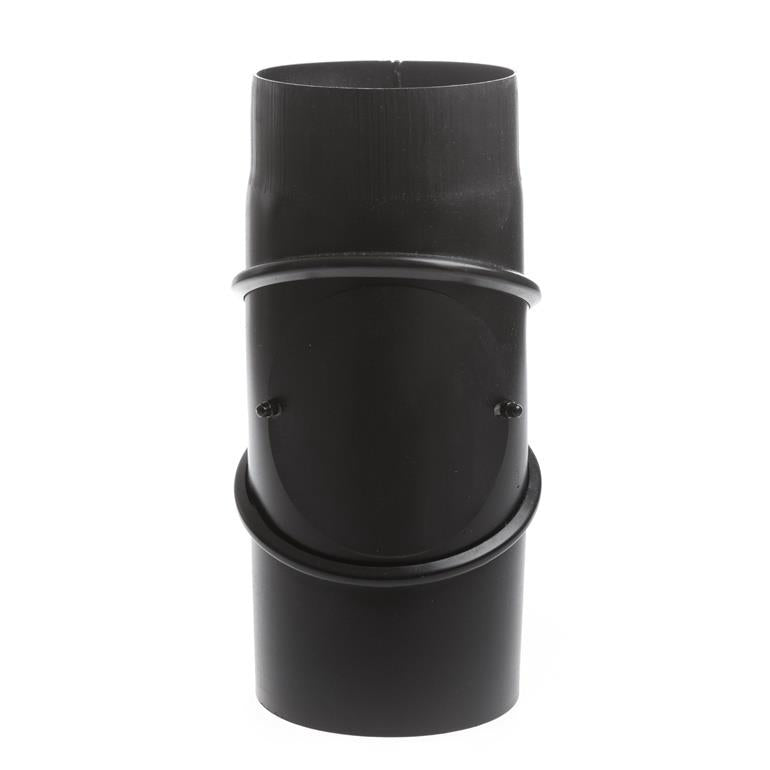 Dūmtraukio alkūnė WADEX, 130 mm, 2 mm, 45 / 90°