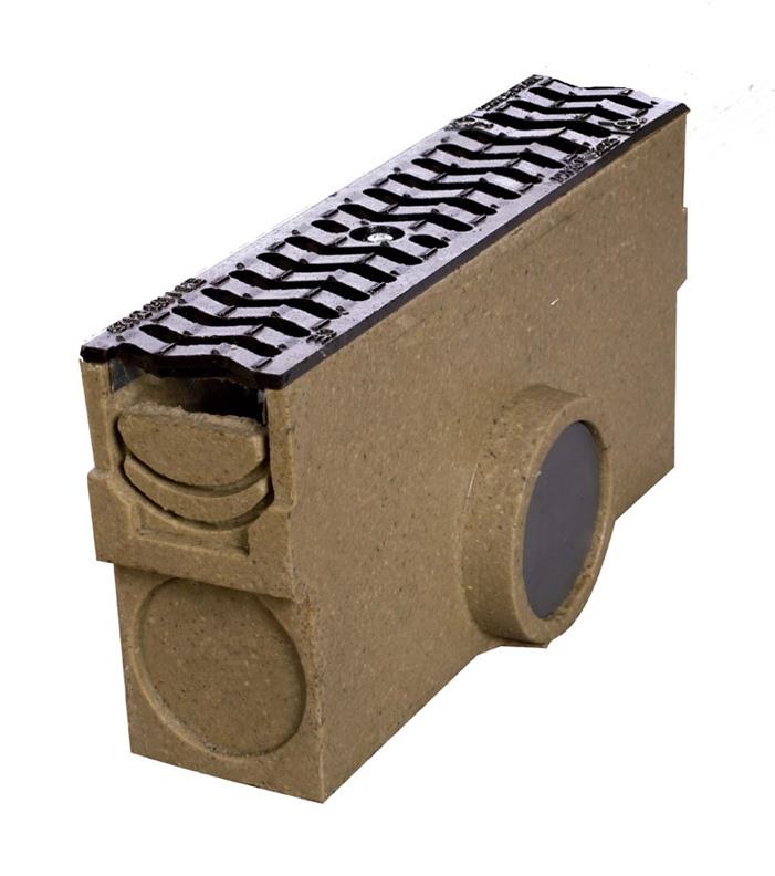 Inlet box with cast iron grating Stora Drain Self, 0.5 m