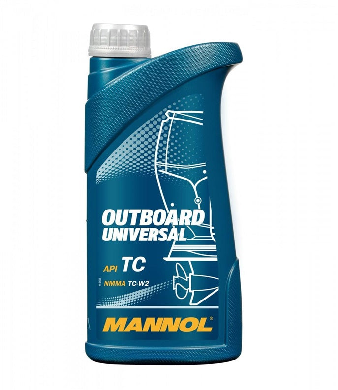 Motorinių valčių variklių tepalas Mannol Outboard, 1 l
