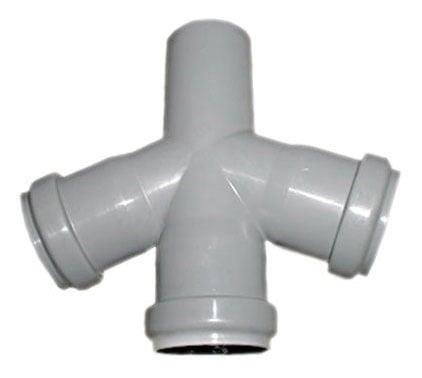 HTplus Internal Sewage Tee, Ø110/110/110 mm, 67°