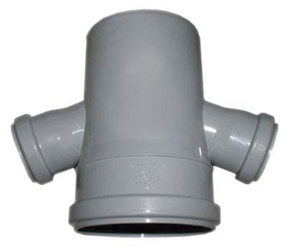HTplus PVC soil pipe branch, Ø 50/50/110 mm, 67°