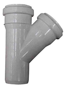 Wavin Internal Sewage Tee, Ø 40 / 50 mm, 45°