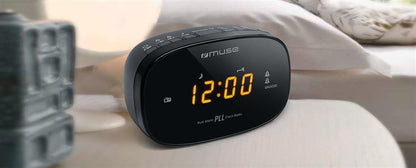 Radiobudzik Muse M-150CR, czarny