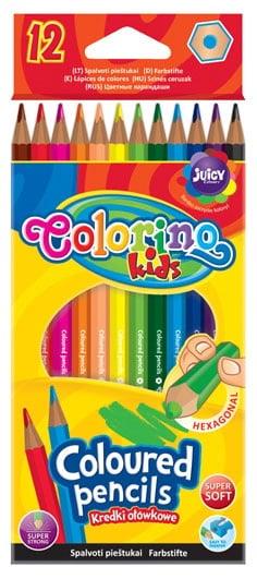 Colored pencils COLORINO 14687PTR, 12 colors
