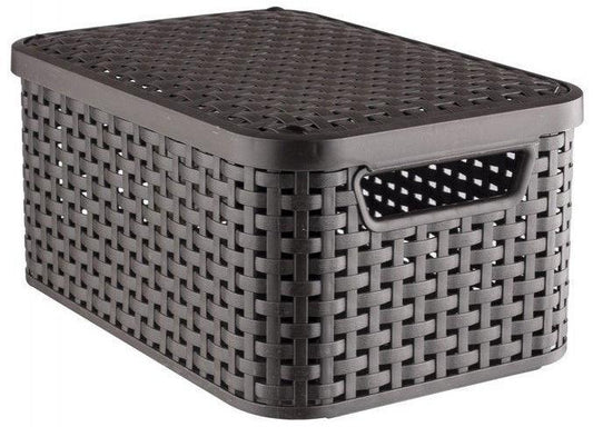 Storage box CURVER, 6 l, brown, 29.1×19.8×14.2 cm