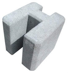 Concrete connection for fence foundation, 20 x 19 x 20 cm
