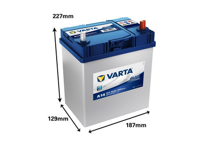 Akumuliatorius Varta BD A14, 40 Ah, 330 A, 12 V