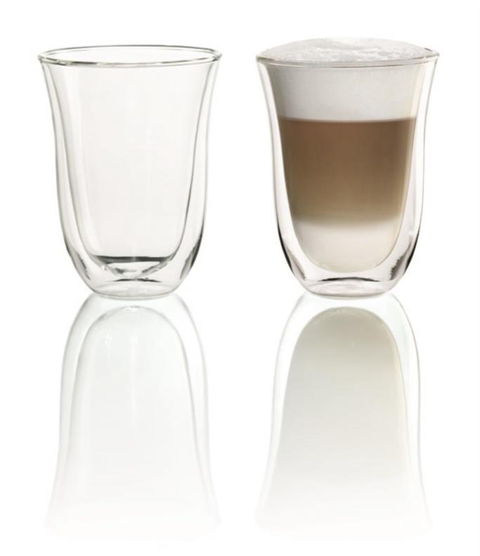 Zestaw szklanek z podwójnymi ściankami DeLonghi DLSC312, 0.33 l