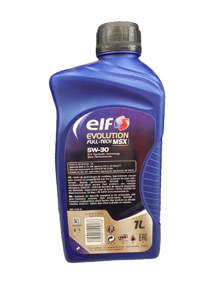 ENGINE OIL „ELF EVOLUTION FT MSX 5W/30“